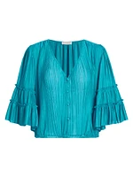 Naya Pleated Crop Top