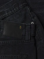 Distressed Five-Pocket Jeans