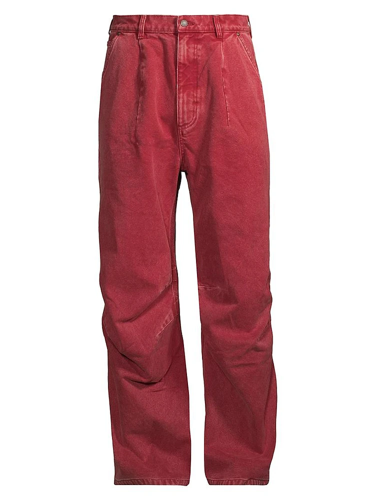 Glen Denim Carpenter Pants