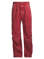 Glen Denim Carpenter Pants