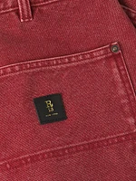 Glen Denim Carpenter Pants