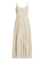 Brigitte Crinkled Maxi Dress