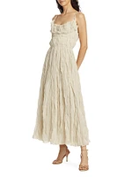 Brigitte Crinkled Maxi Dress