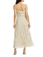 Brigitte Crinkled Maxi Dress