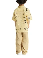 Little Boy’s & Printed Cotton Short-Sleeve Shirt