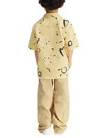 Little Boy’s & Cotton Multi-Pocket Pants