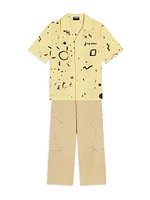 Little Boy’s & Cotton Multi-Pocket Pants