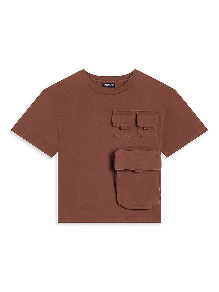 Little Boy’s & Cotton Flap Pocket T-Shirt