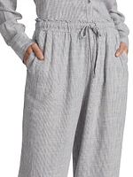 Cheyenne Striped Wide-Leg Pants