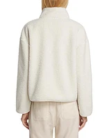 Quarter-Zip Sherpa Jacket