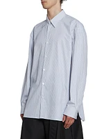 Croom Pinstriped Button-Up Shirt