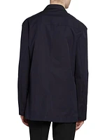 Caplan Cotton Double-Breasted Blazer