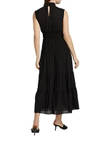 Junia Sleeveless Tiered Midi-Dress