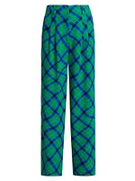 Bloo Plaid Relaxed Pants