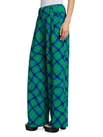 Bloo Plaid Relaxed Pants