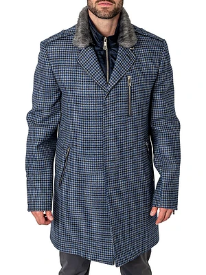 Peacoat Captain Houndstooth Jacket