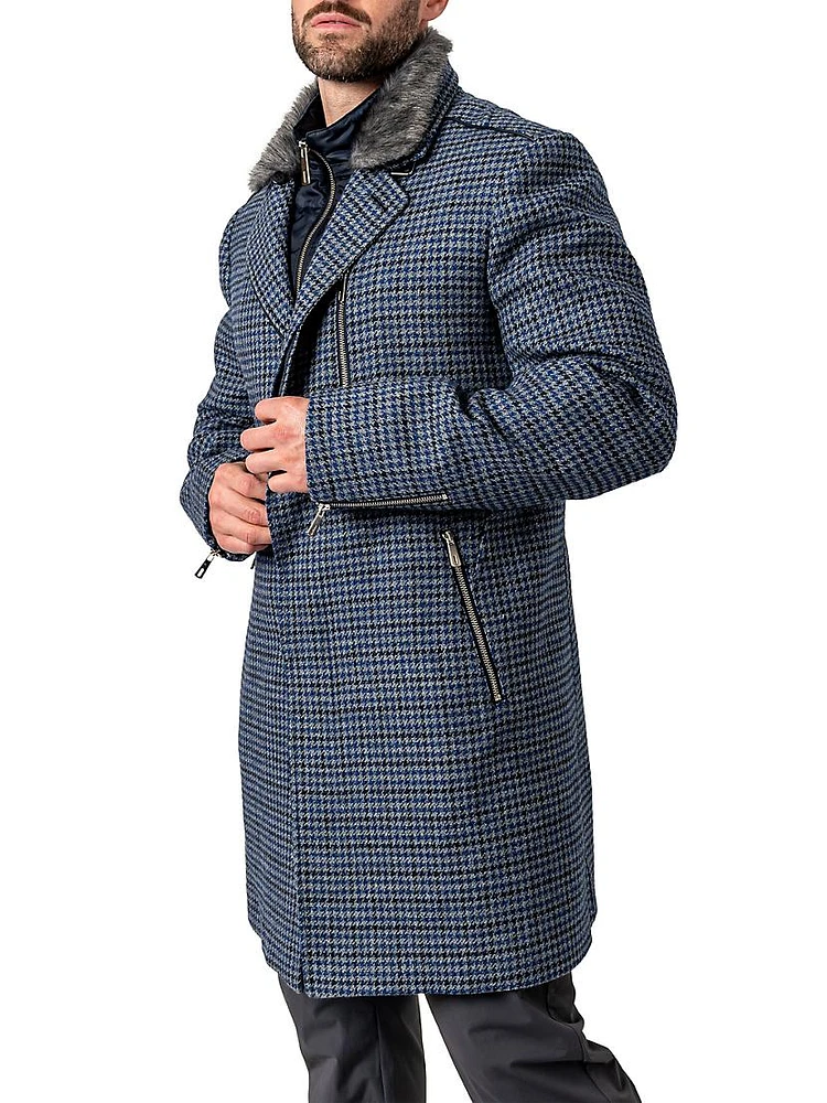 Peacoat Captain Houndstooth Jacket