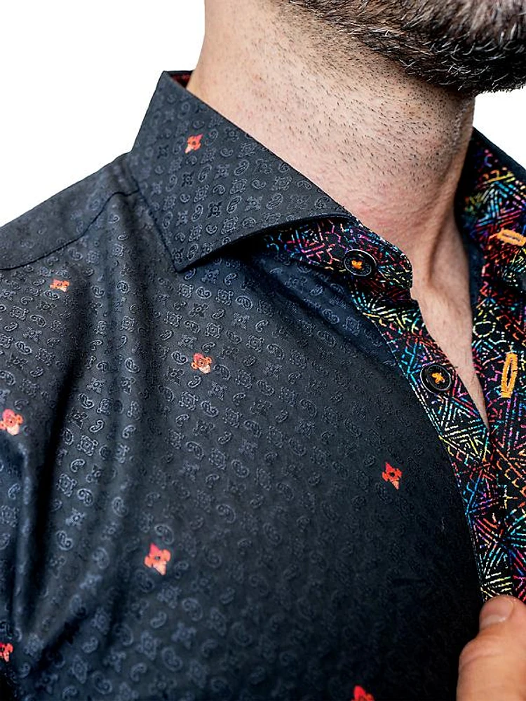 Einstein Micro Paisley Shirt