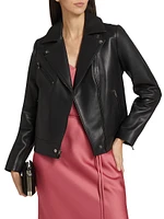 Rachael Leather Moto Jacket