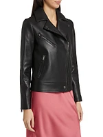 Rachael Leather Moto Jacket