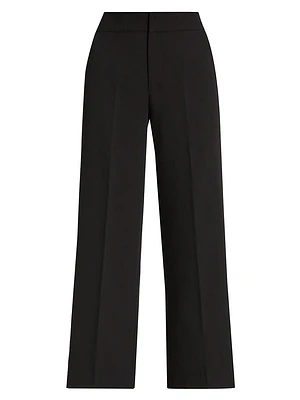 Pleated Wide-Leg Pants