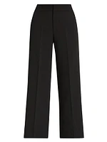 Pleated Wide-Leg Pants