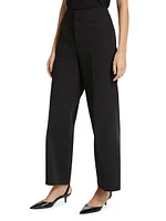 Pleated Wide-Leg Pants