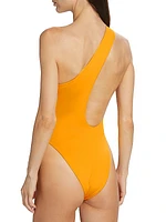 One-Shoulder One-Piece Swimsuit