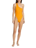One-Shoulder One-Piece Swimsuit