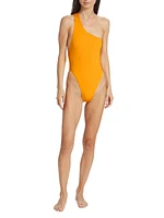 One-Shoulder One-Piece Swimsuit