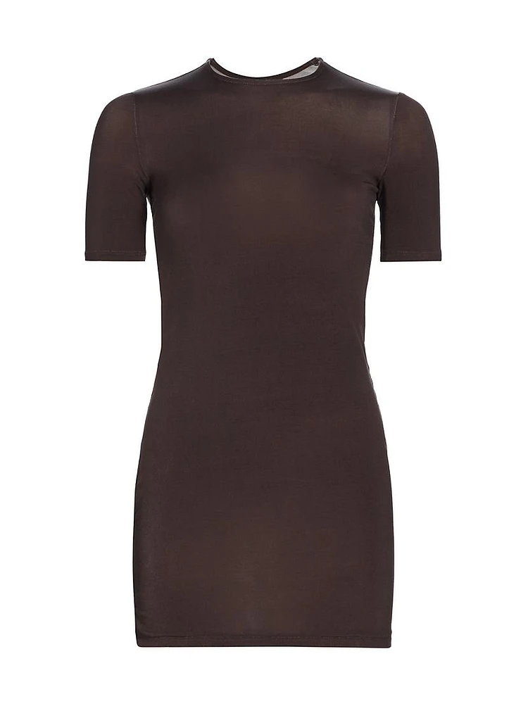 Jersey O-Ring Minidress