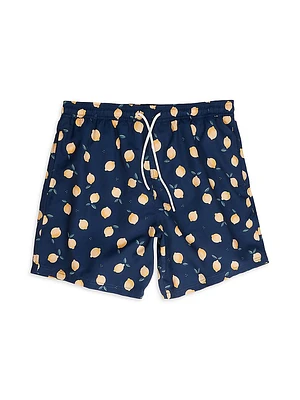 Boy's Lemon Swim Trunks