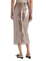 Sequined Midi-Skirt