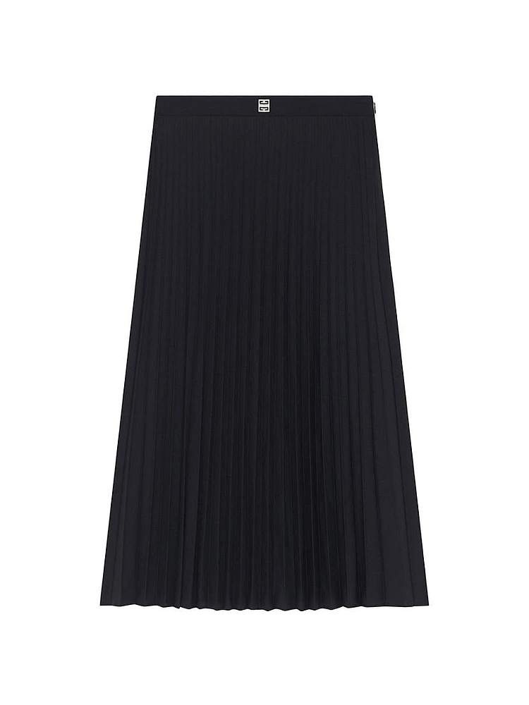 Pleated Skirt Wool