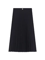 Pleated Skirt Wool