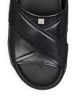 G Plage Flat Sandals Leather