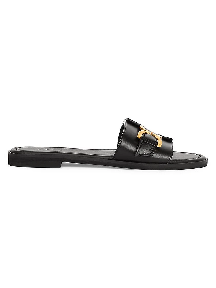 Marcie Leather Slides