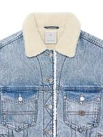 Jacket Denim And Fleece