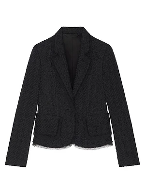 Jacket Houndstooth Tweed