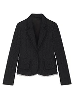 Jacket Houndstooth Tweed