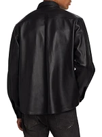 Leather Overshirt