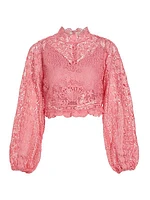 Lace Crop Blouse