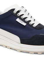 Alumni Colorblocked Suede & Textile Sneakers