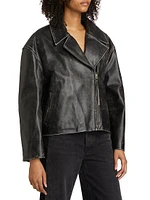 Lilket Leather Moto Jacket