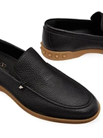 Leisure Flows Slip-Ons Grainy Calfskin