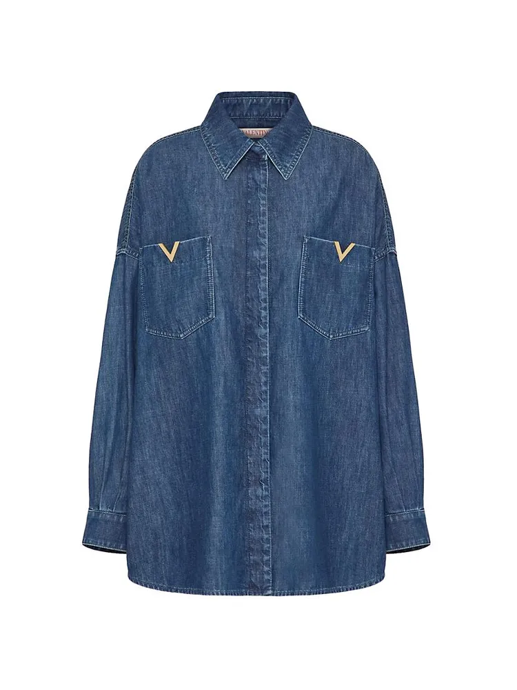 Denim Chambray Overshirt