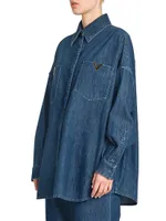 Denim Chambray Overshirt