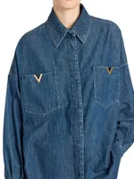 Denim Chambray Overshirt