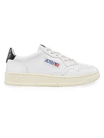 Medalist Bicolor Leather Low-Top Sneakers