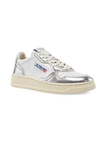 Medalist Bicolor Canvas Low-Top Sneakers